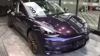 CAXVINYL Factory Direct Glossy Metallic Venice Purple Car Wrap Vinyl