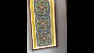 Fine Art Wall Design Piece LED Light Custom Design