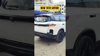 New Tata Safari Adventure X Plus Dark Edition 😍 #automobile #tata #safari #suv #omeefied #cars