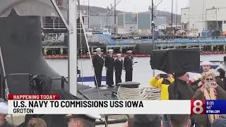 USS Iowa submarine commissioned in Groton
