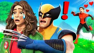 WOLVERINE veut TUER la COPINE de SPIDERMAN ! Fortnite Chapitre 3