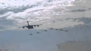 A400M Y PATRULA &Aacute;GUILA