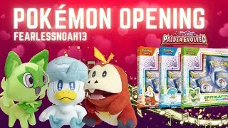 PALDEA COLLECTION FUECOCO QUAXLY & SPRIGATITO Pok&eacute;mon Opening MUSIC