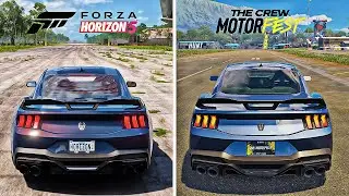 Ford Mustang Dark Horse - FH5 Vs Motorfest Engine Sound & Graphic Comparison (2026 Update)