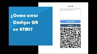 ¿Cómo generar códigos QR desde html? 