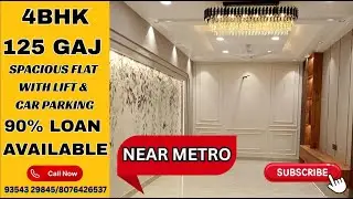 4BHK Flat With Car Parking, Lift & Balcony l 200m From Nawada Metro