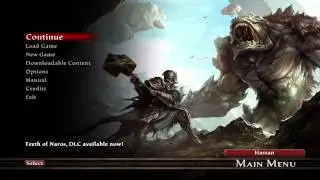 Kingdoms of Amalur Reckoning menu music