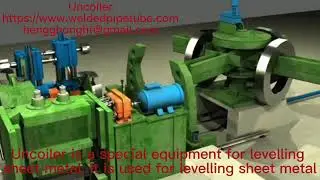 self-centering uncoiler 1，How to Operate Roll Forming Machine - 01 Uncoiler Operation，uncoiler