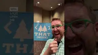 It’s quiet now, but the party is about to get started @ThatConference ​⁠in Wisconsin 🏕️