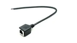 RJ12 Female Connector to Open-End Cable | Customizable 6P6C Extension Cable Manufacturer