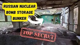 Exploring lost Russian cold war nuclear bunker area with incredible features.