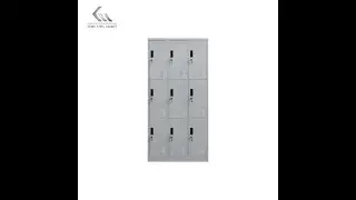 Assembly Instruction-- 9 doors steel locker
