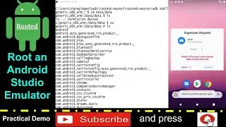 Получение root-прав на Android Studio AVD &mdash; практическая демонстрация на эмуляторе Android Studio...