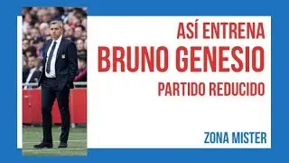 ⚽️ ASI ENTRENA BRUNO GENESIO (Partido Reducido 5c5 en miniporterias) | Ejercicios futbol
