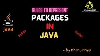 Rules in Representing Packages|lec 10 | Java Tutorial| BhanuPriya