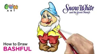 How To Draw BASHFUL | SNOW WHITE & THE SEVEN DWARFS | DISNEY | VERY EASY~!