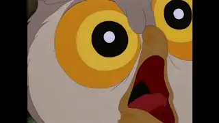Chickens Reaction To Friend Owl's Scary Hoot 
