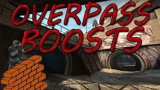 OVERPASS BOOSTS! CS:GO Boost Spots