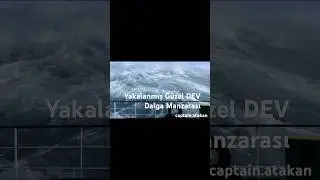 Yakalanmış G&uuml;zel DEV Dalga Manzarası #storm #fırtına #dalga #waves #pacific #views #vlog #sea #ocean