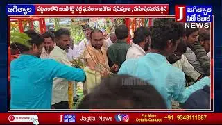పట్టణంలోని జంబిగద్దె వద్ద ఘనంగా జరిగిన  షమీపూజ , మహిషాసురమర్దిని   @Jagtialcitycable