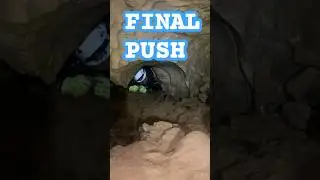 Committed or crazy? #extreme #cave #squeeze #shorts