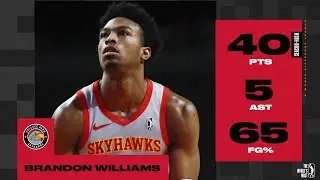 Brandon Williams Erupts for a CAREER-HIGH 40 PTS in Season Finale vs. Squadron