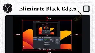 Как убрать черные полосы в OBS Studio