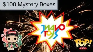 JNAVO TOYS FUNKO POP MYSTERY BOXES X 4 ....GUARANTEED VALUE...