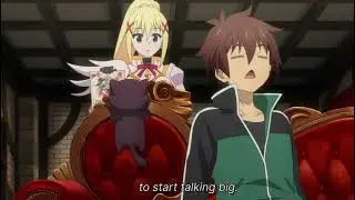 Kazuma ain't an simp for the first time 😂 Konosuba