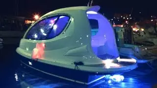 Jet Capsule at Night