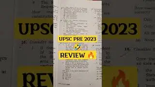 UPSC PRELIMS 2023 REVIEW 🔥 #BUDDHIIAS @BUDDHIIAS