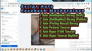 Script UiVision Auto Facebook Marketplace Chrome