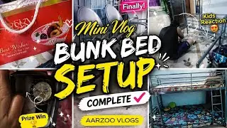 Bacho Ka Reaction WORTH IT ll Finally Bed Ready ll #26january program In #school ll #aarzoovlogs