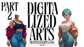 Episode 3 - Part 2: Bulma DBZ Vector Art Tutorial | Digital Photo to Anime Vector