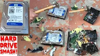 Smashing Western Digital Blue HDD because of virus!