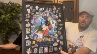 #seansdisneyinheritance Sorcerer Mickey Mouse Pin Collection display Walt Disney&rsquo;s Fantasia