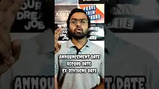 What is record date, announcement date and ex-dividend date?