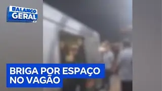 Confusão entre passageiras no metrô causa tumulto em Taguatinga (DF) | Balanço Geral DF
