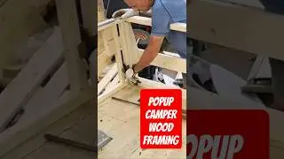 JAYCO POP UP CAMPER WOOD FRAMING REBUILD REMODEL PT 11 🔨🛠️ #flgpopup
