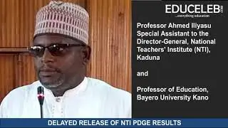 NTI gives update on delayed PGDE results