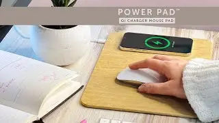 Power Pad&trade; Qi Charger Mouse Pad