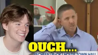 Watch MAGA Politician GET EMBARRASSED at HIS OWN Town Hall