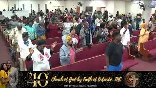 Church of God by Faith of Orlando. Inc Thursday 40th Anniversary Revival 11/12/2025 Day 5
