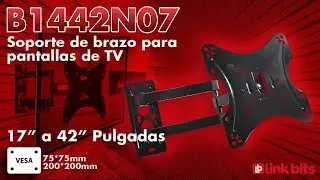 Link bits│B1442N07 Soporte de TV para pantallas de 17 a 42 pulgadas.