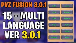 PVZ Fusion 3.0.1 : 15 - Multi Language + MOD MENU - English Version - Free Download