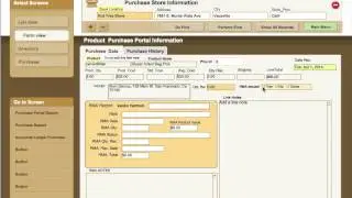 POS Cloud v13 Pro - Purchase Portal Screen