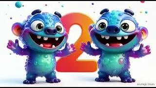 Animal Dance RemixCounting with the Friendly Monsters | Animagic Studio