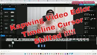 Kapwing Video Editor Problem: Timeline Cursor Shifted / Misplaced [Easy Fix]