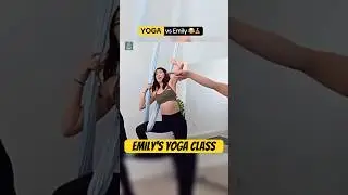 Maya Takes Emily to Aerial Yoga 🤸&zwj;♀️