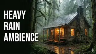 🔴 Rain Sounds for Sleep 24/7 | Cozy Cabin Ambience (No Ads)